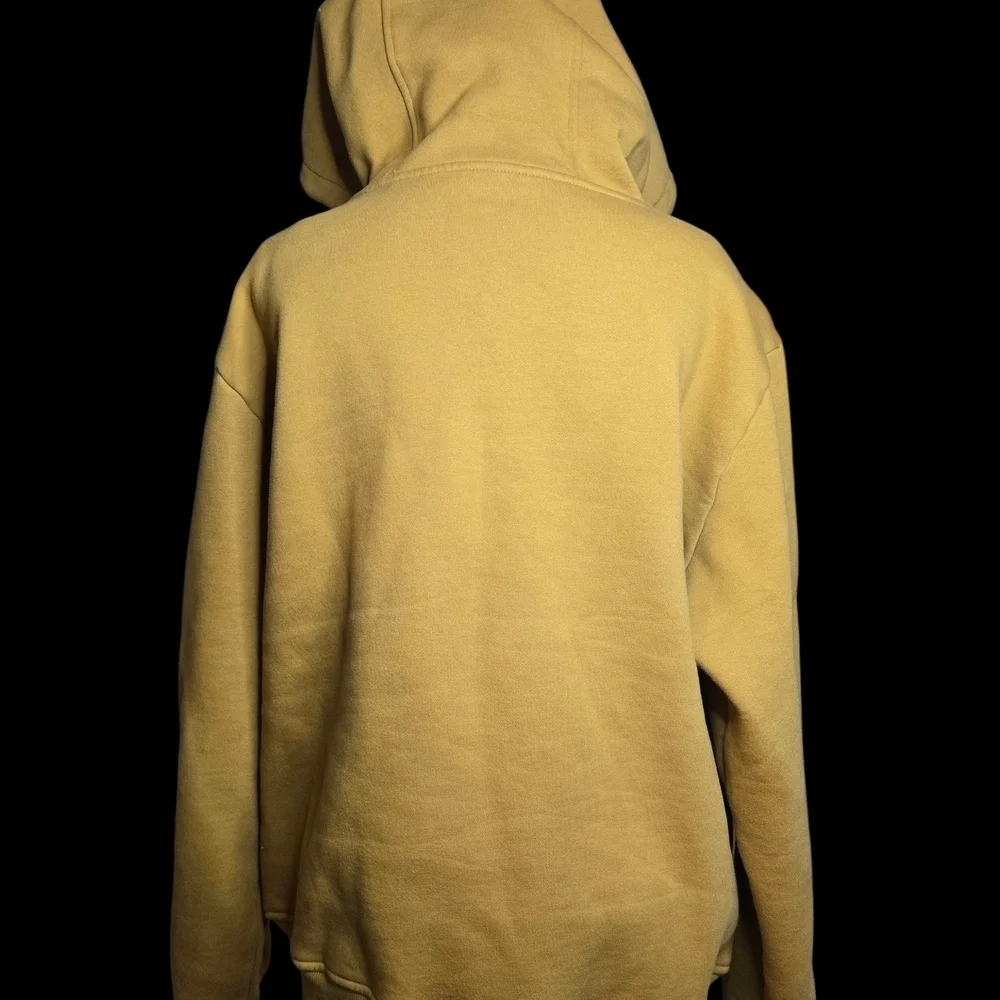 FLY RIDE509 TEMPER Mustard Yellow Zip-Up Hoodie
